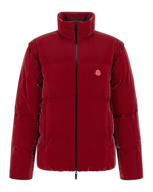 Moncler Genius Red Moncler X Asap Rocky 'Throttle' Down Jacket for men