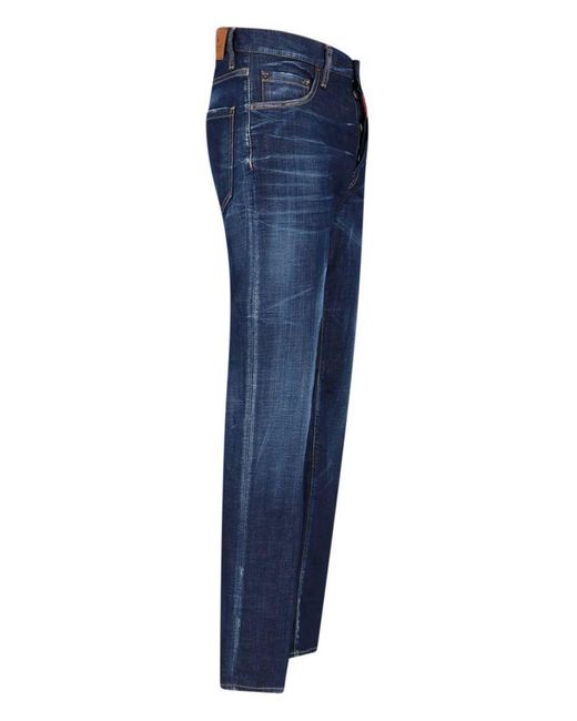 DSquared² Blue 642" Straight Jeans for men