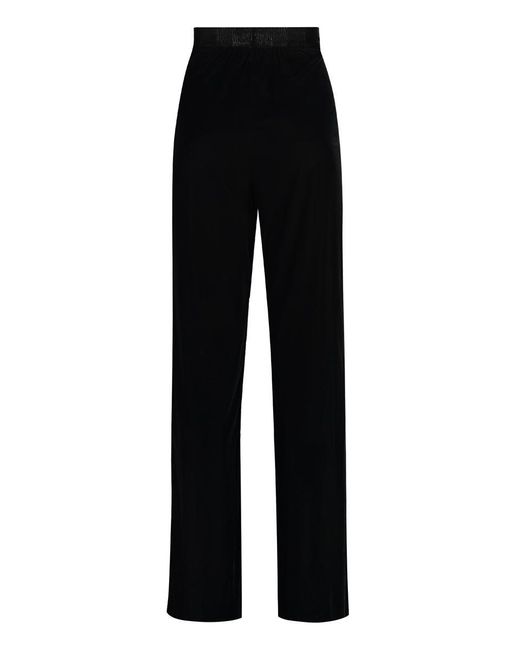 Etro Black Velvet Trousers