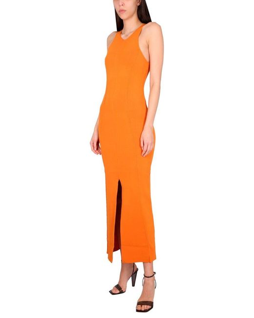 Nanushka Orange Elia Dress