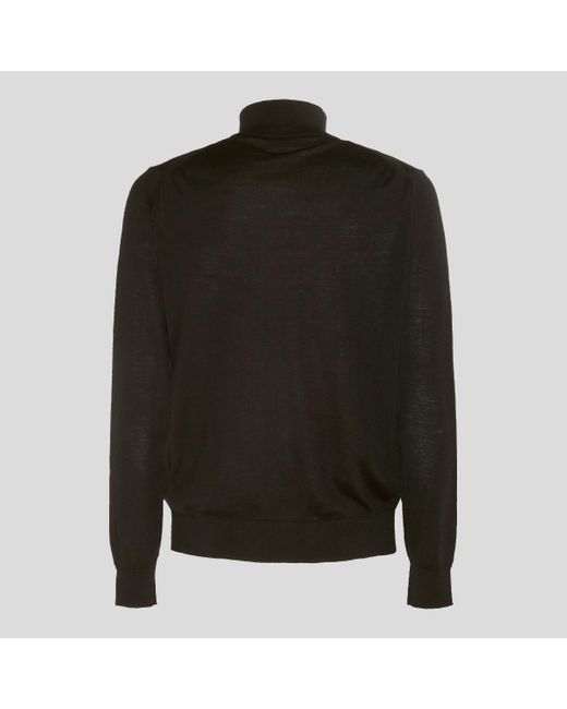 Emporio Armani Green Military Cotton Blend Sweater for men