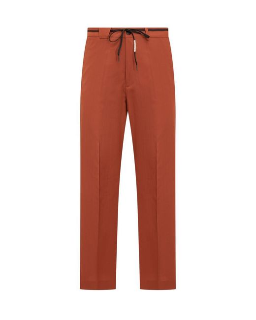 Marni Red Trousers for men