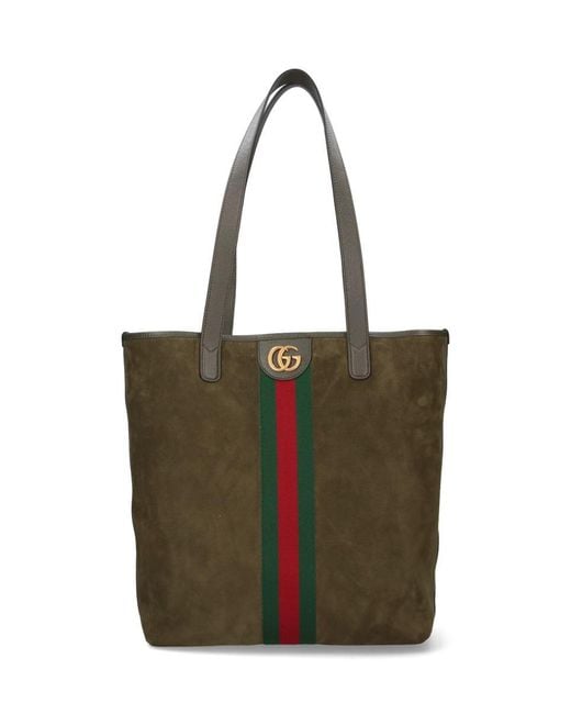 Gucci Green "Ophidia" Shopping Bag for men