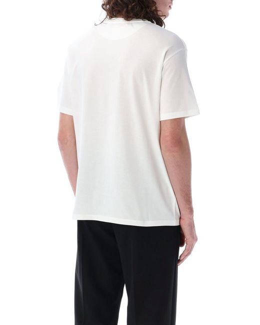 Bally White Logo T-Shirt for men