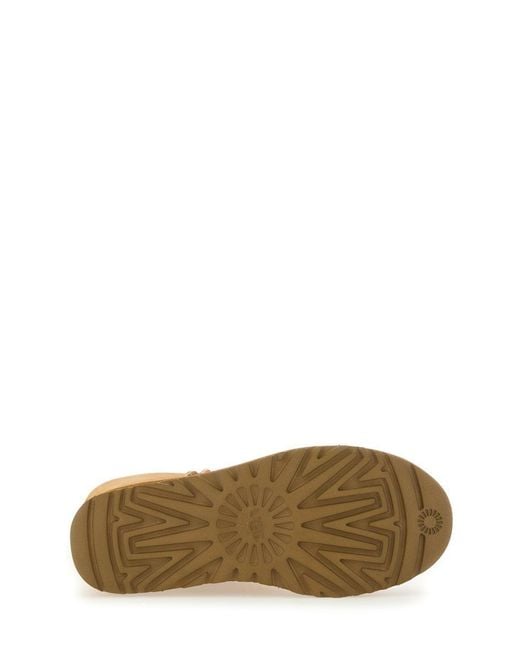 Ugg Brown Classic Tall Boots With Suede-Like Exterior
