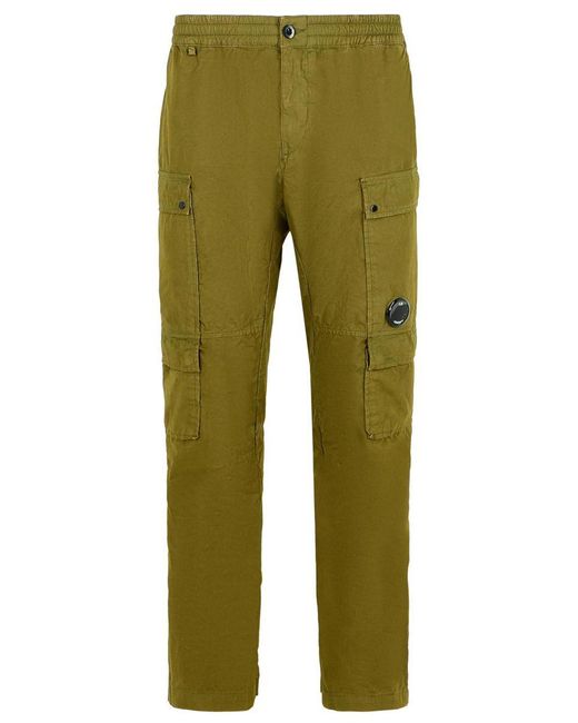 C P Company Green Cargo Pants for men