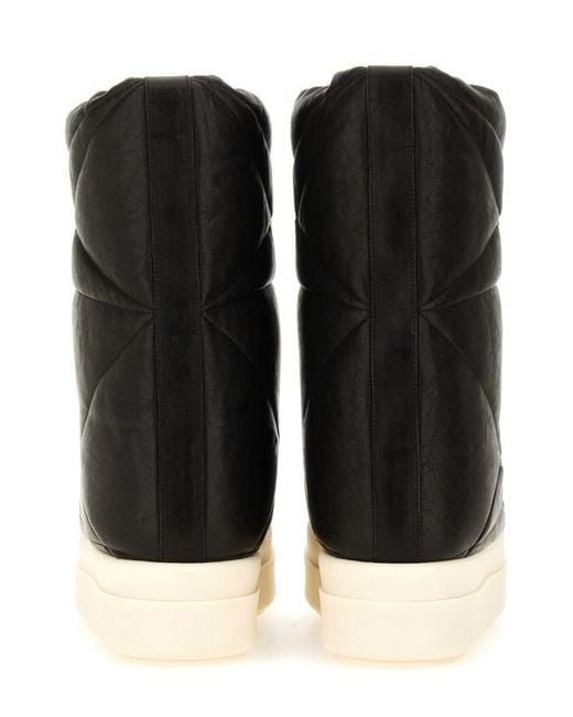 Rick Owens Black Boot "Mega Bumper Lunar" for men