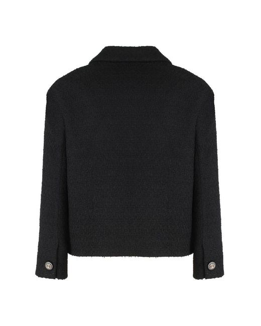 Gucci Black Wool Blend Blazer