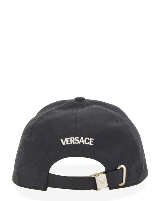 Versace Black Baseball Cap for men