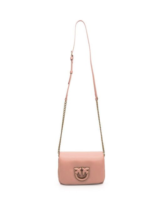 Pinko Pink Love Click Puff Bag