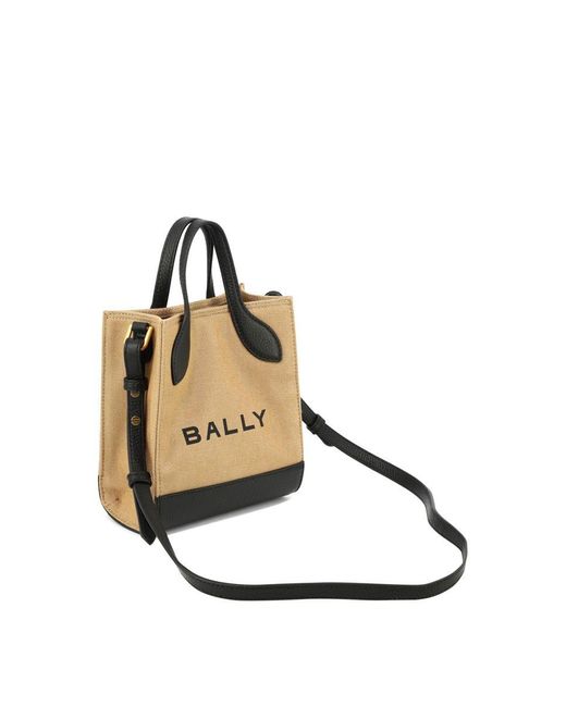 Bally Natural "Bar Mini" Handbag