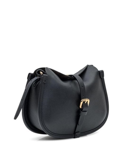 Etro Black Shoulder Bag With Buckle