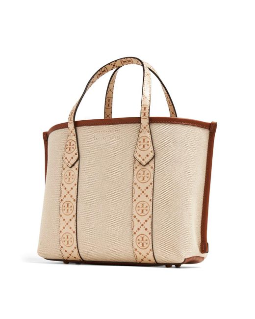 Tory Burch Natural Triple Compartment Tote
