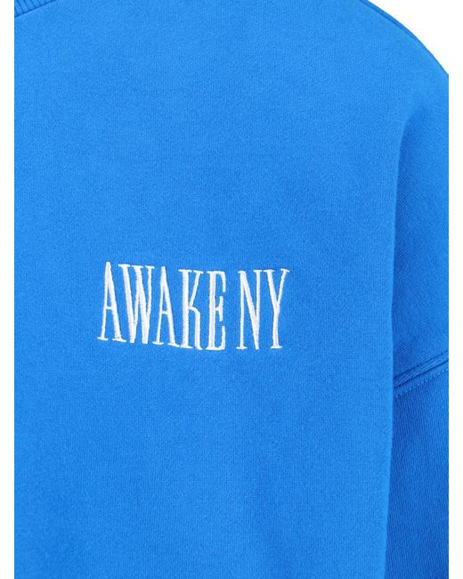 AWAKE NY Blue Sweaters for men