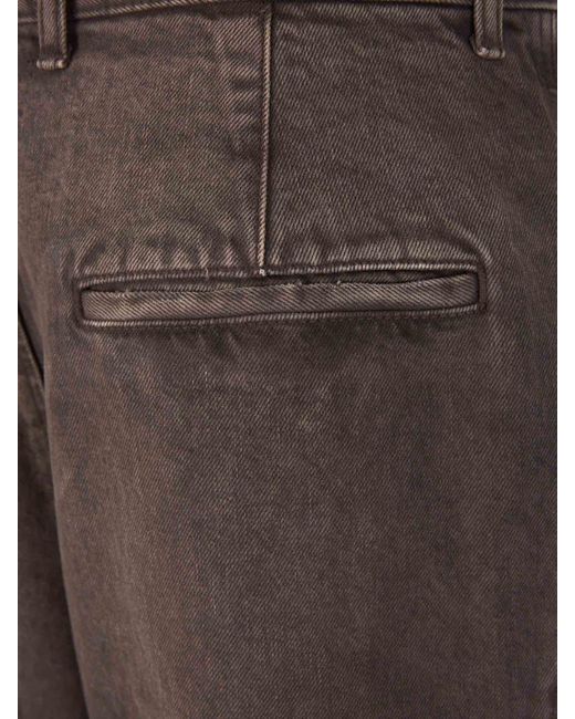 John Elliott Brown Sendai Cotton Jeans for men