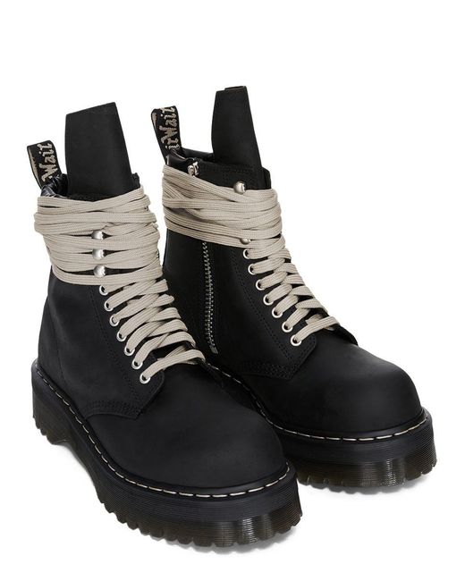 Dr. Martens Black "Quad Sole Steel Toe" Boot