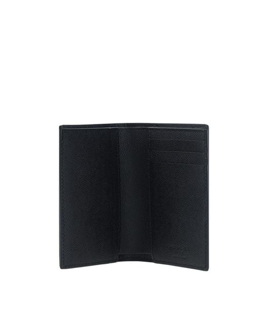 Saint Laurent Black Embossed Wallet for men