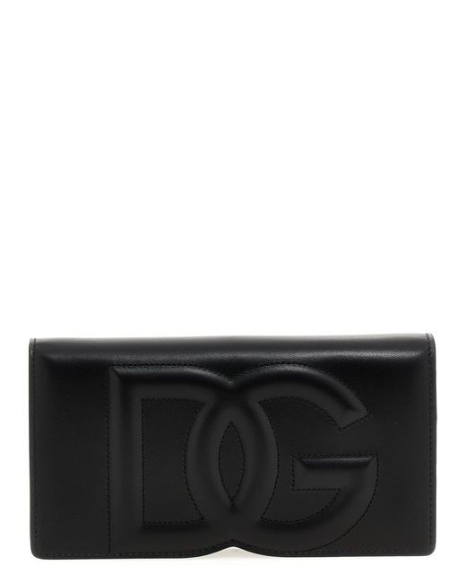 Dolce & Gabbana Logo Smartphone Holder Hi-tech Black