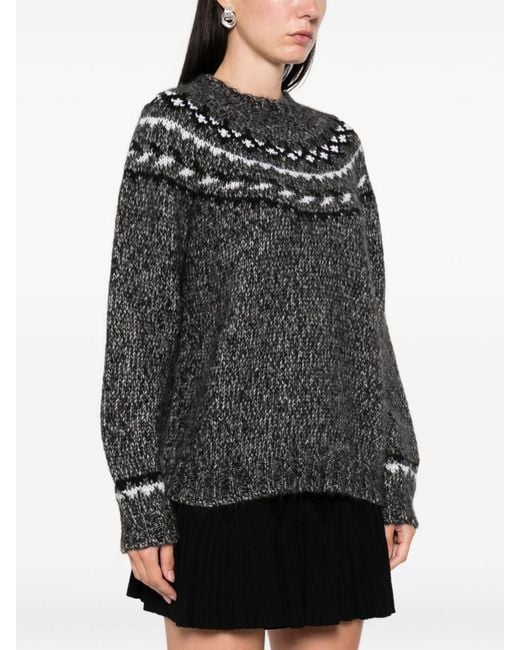 P.A.R.O.S.H. Black Alpaca Blend Sweaters