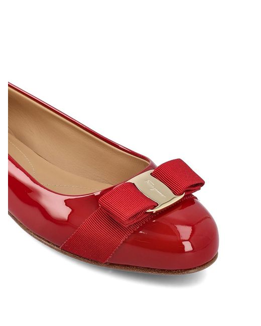 Ferragamo Red Low Shoes
