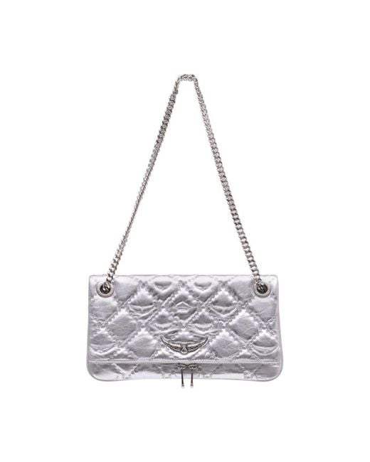 Zadig & Voltaire Gray Rock Ii Wallet On Chain