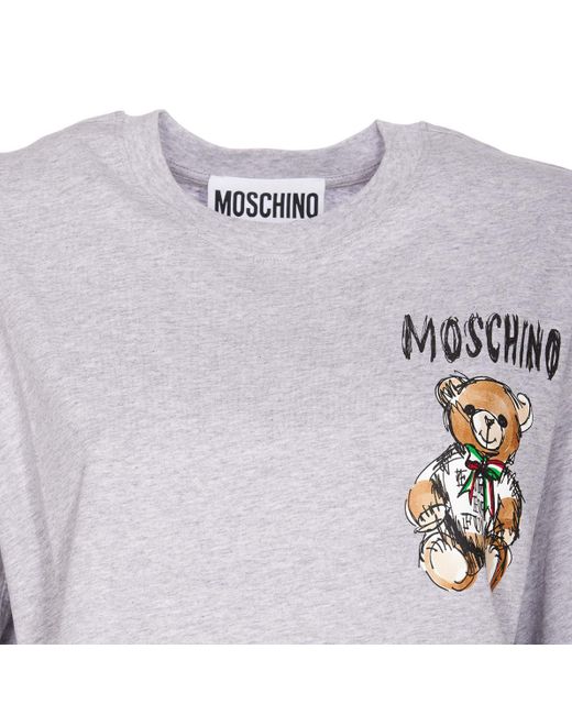 Moschino Blue T-shirts And Polos