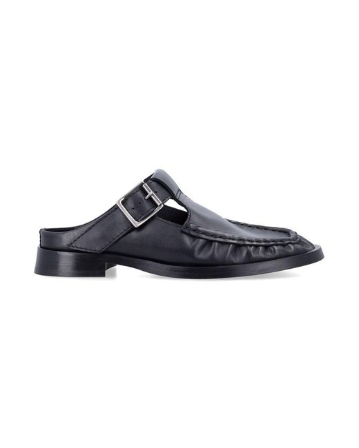 Miista Blue Gianna Buckled Mules