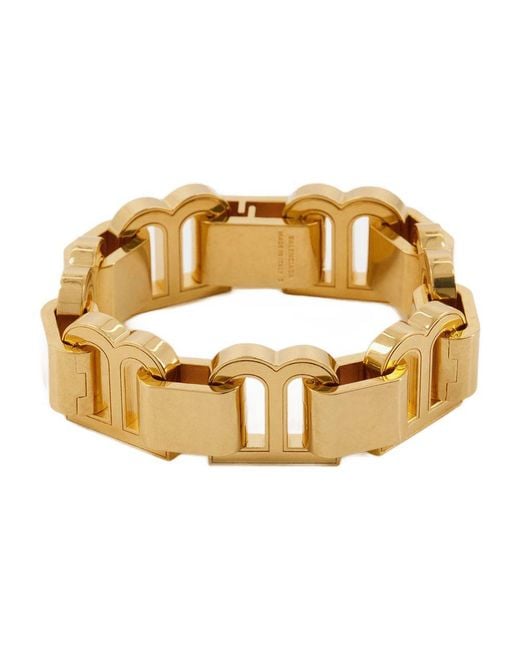 Balenciaga Metallic Hourglass Bracelet