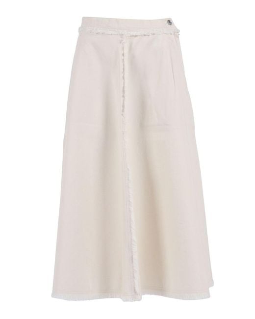Weekend by Maxmara White Skirt