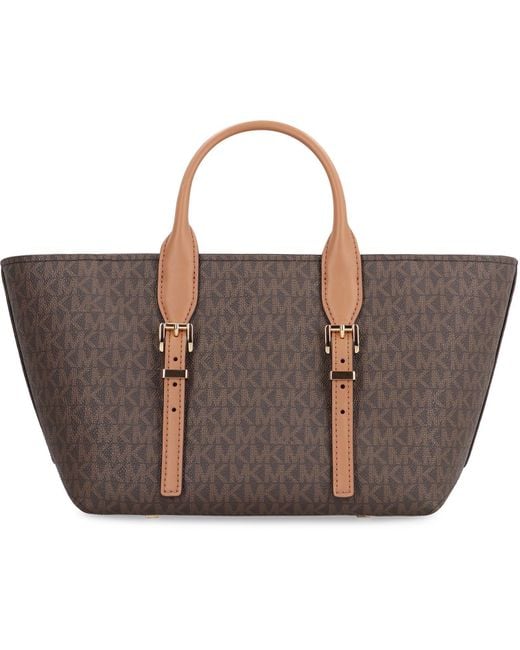 Michael Kors Brown Moore Pvc Handbag