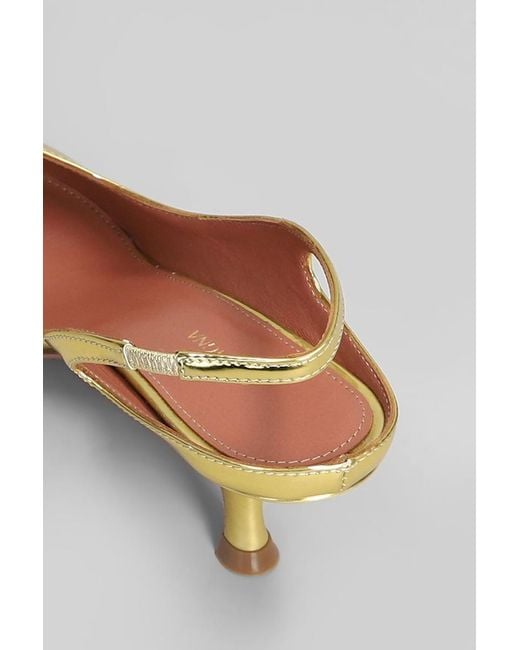 Aldo Castagna Metallic Mikaela Pumps