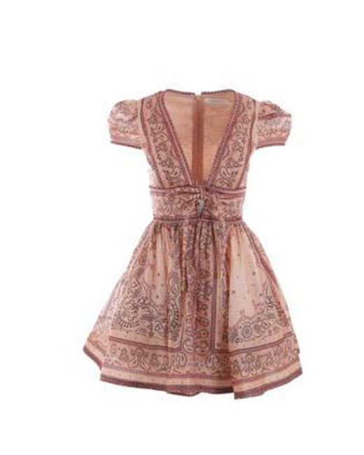 Zimmermann Pink Short Dresses