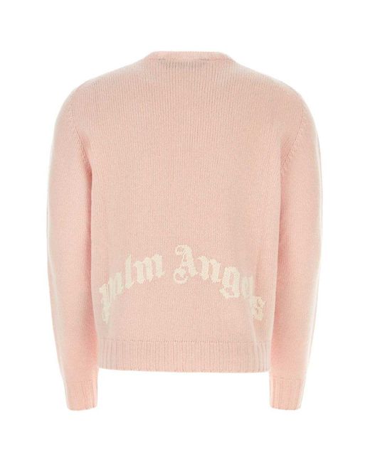 Palm Angels Pink Knitwear for men