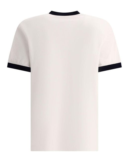 Golden Goose Deluxe Brand White "knitted Rib" T Shirt for men