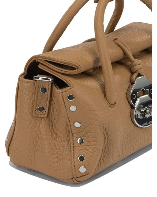 Zanellato Metallic "Dotta" Handbag