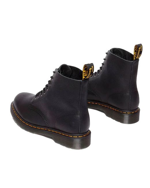 Dr. Martens Black Anfibi Stringati 1460 for men