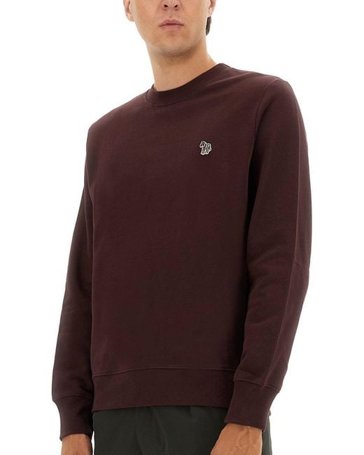 Paul Smith Purple Regular Fit Sweatshirt for men