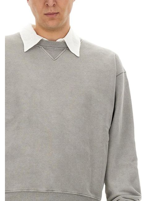 Our Legacy Gray Cotton Sweatshirt for men