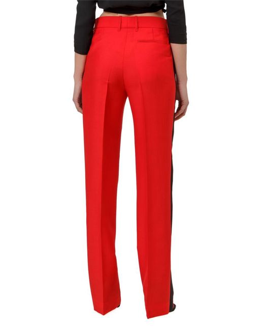Calvin Klein Red 205W39Nyc Pants With Side Bands