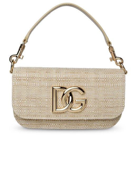 Dolce & Gabbana Natural Beige Fabric Bag
