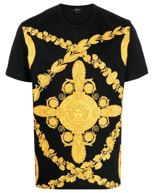 Versace Black Heritage T-Shirt for men