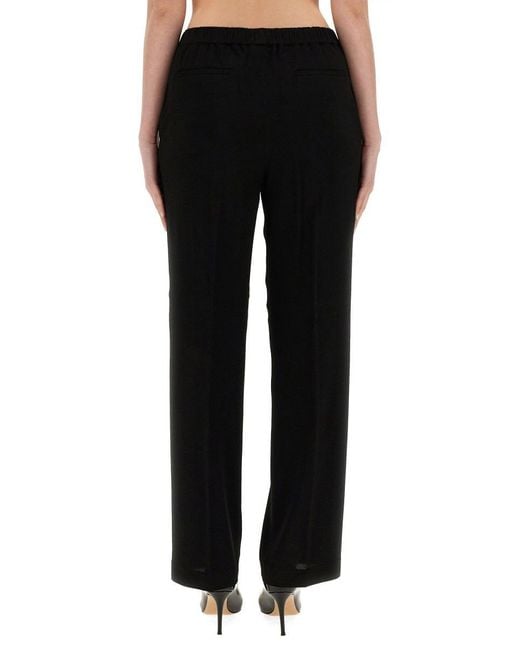 Fabiana Filippi Black Elegant Viscose Pants