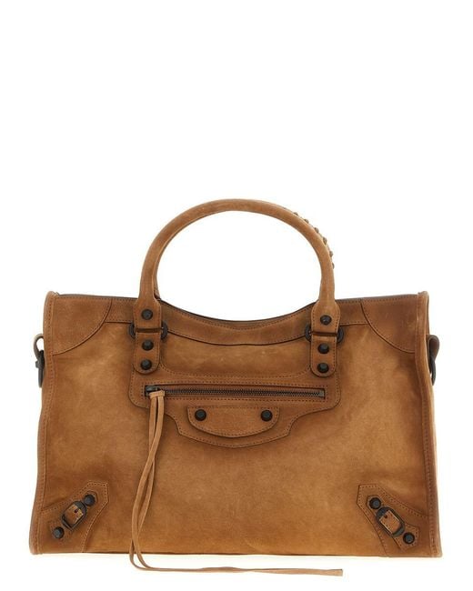 Balenciaga Brown 'Le City Bag M' Handbag