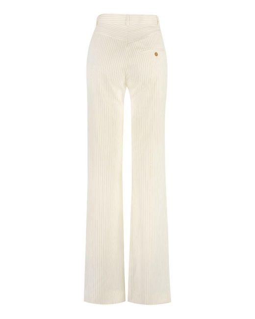 Vivienne Westwood White Ray Virgin Wool Trousers
