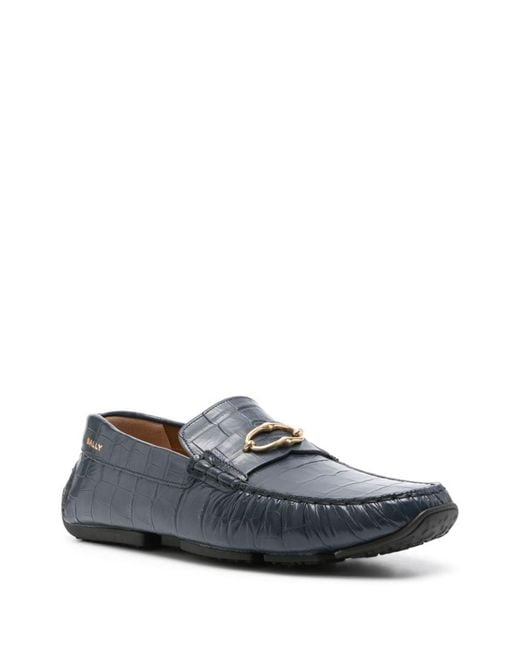 Bally Blue Flat Shoes for men