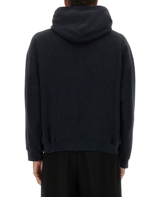 Balenciaga Blue Hoodie for men