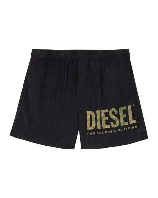 DIESEL Black Rio41Utlt Boxer Swimsuit for men