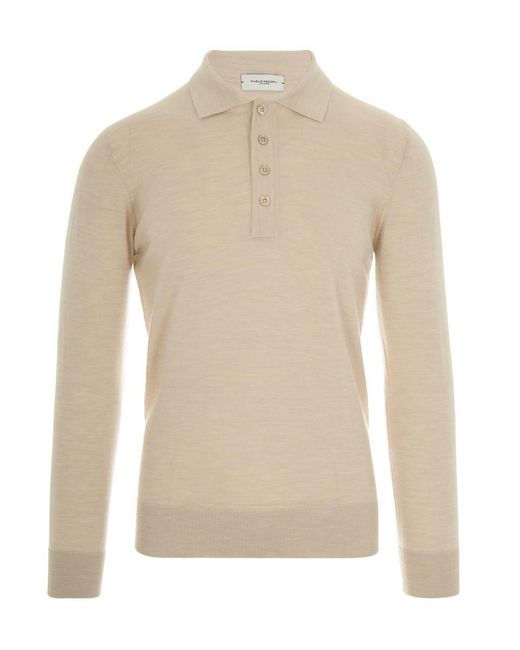 Paolo Pecora Natural Polo Shirt for men