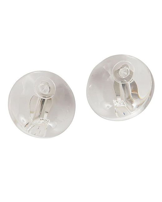 Monies White Zirel Earring Accessories