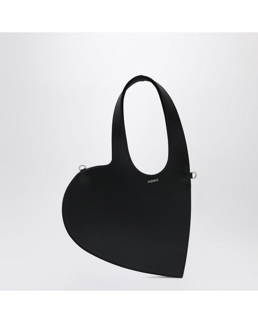 Coperni Black Mini Heart Bag In